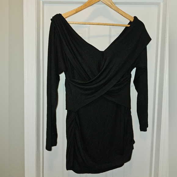 NEW Isabel maternity black top criss cross XL target - Picture 2 of 9